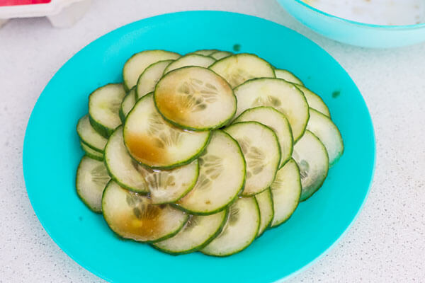 Simple Asian Cucumber Salad