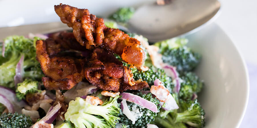 Simple Keto Bacon and Broccoli Salad