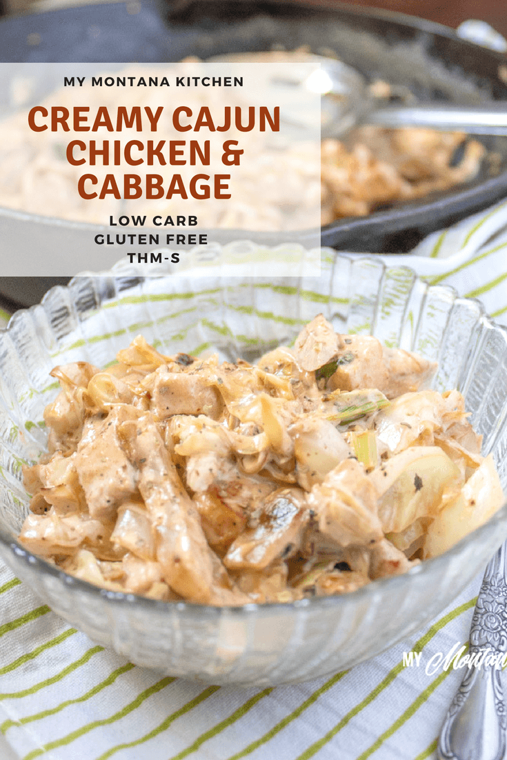 Creamy Cajun Chicken Cabbage