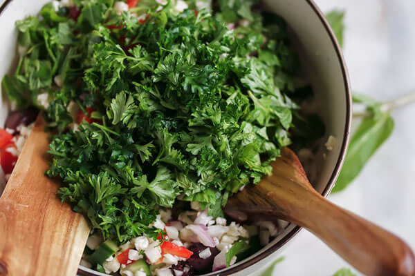 Keto Cauliflower Tabbouleh
