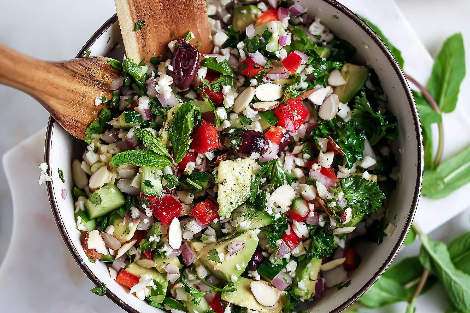 Keto Cauliflower Tabbouleh