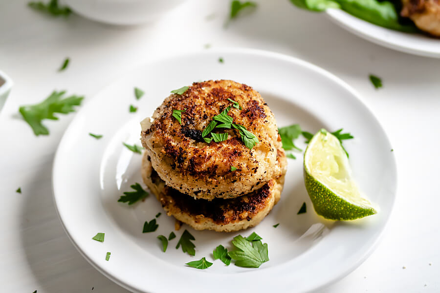 Vegetarian Keto “Crab” Cakes