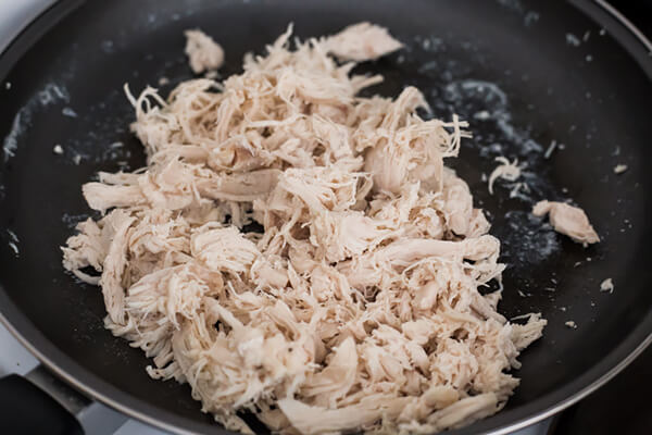 Keto BBQ Salad with Shredded Chicken