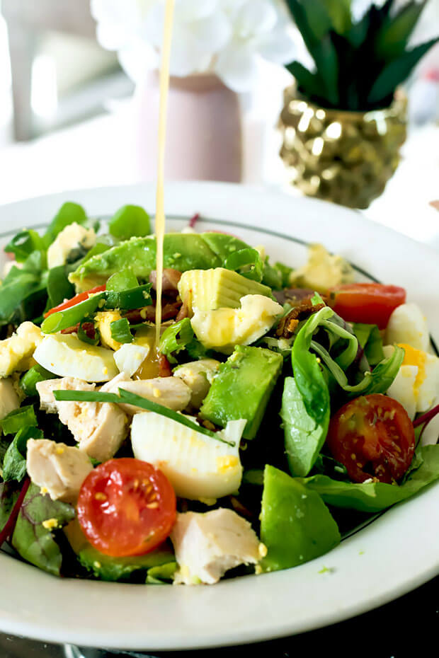 Keto Cobb Salad with Vinaigrette