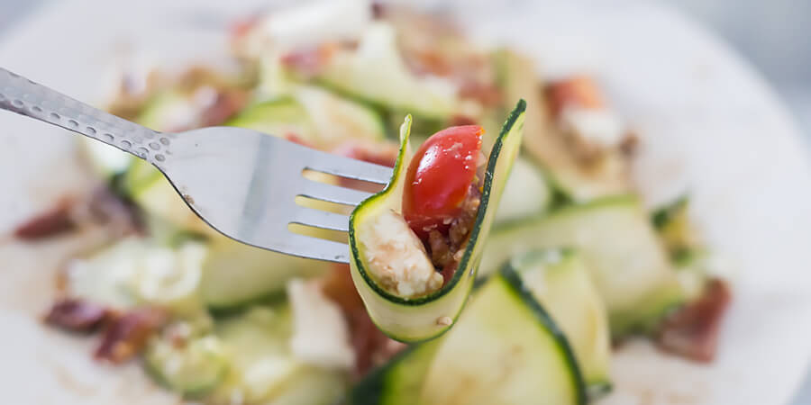 Zucchini Ribbon Side Salad