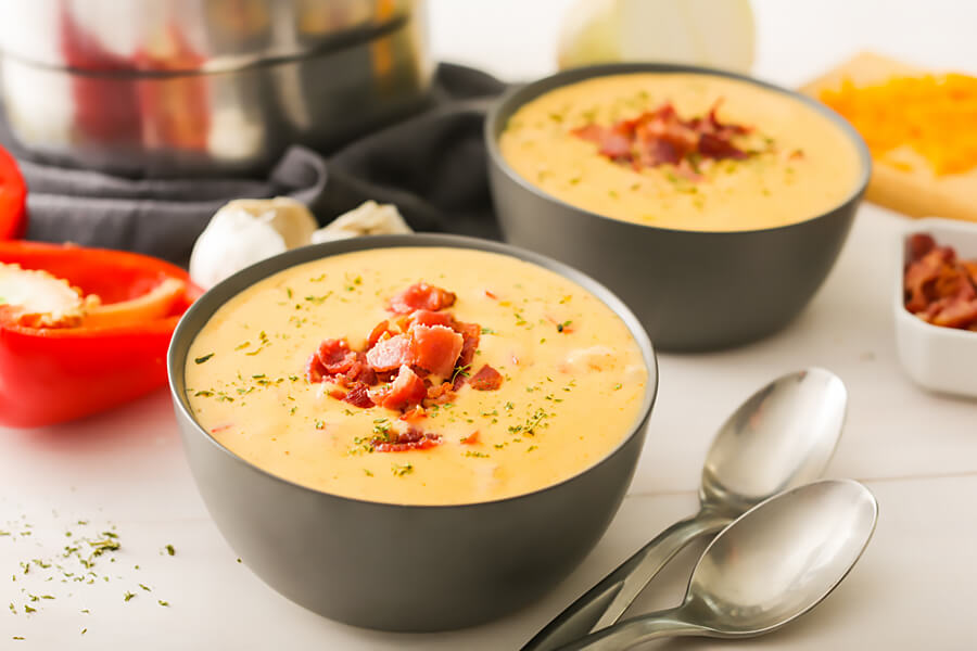 Low Carb Beer Cheese Soup