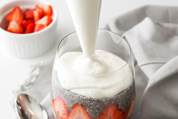 Keto Neapolitan Chia Pudding