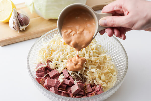 Keto Reuben Cabbage Rolls