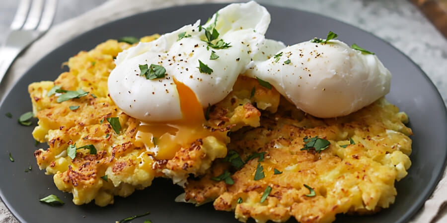 Keto Cauliflower Hash Browns