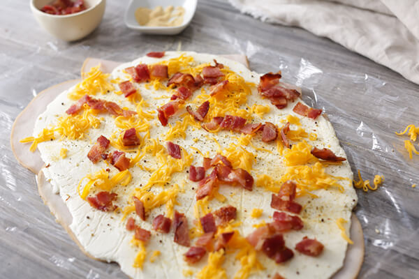 Keto Turkey, Bacon, and Ranch Pinwheels