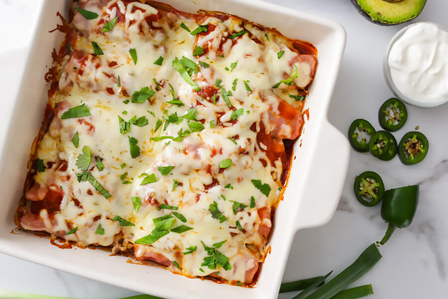 Simple Keto Enchiladas