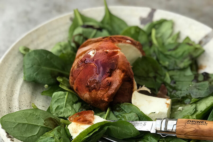 Prosciutto and Mozzarella Bomb