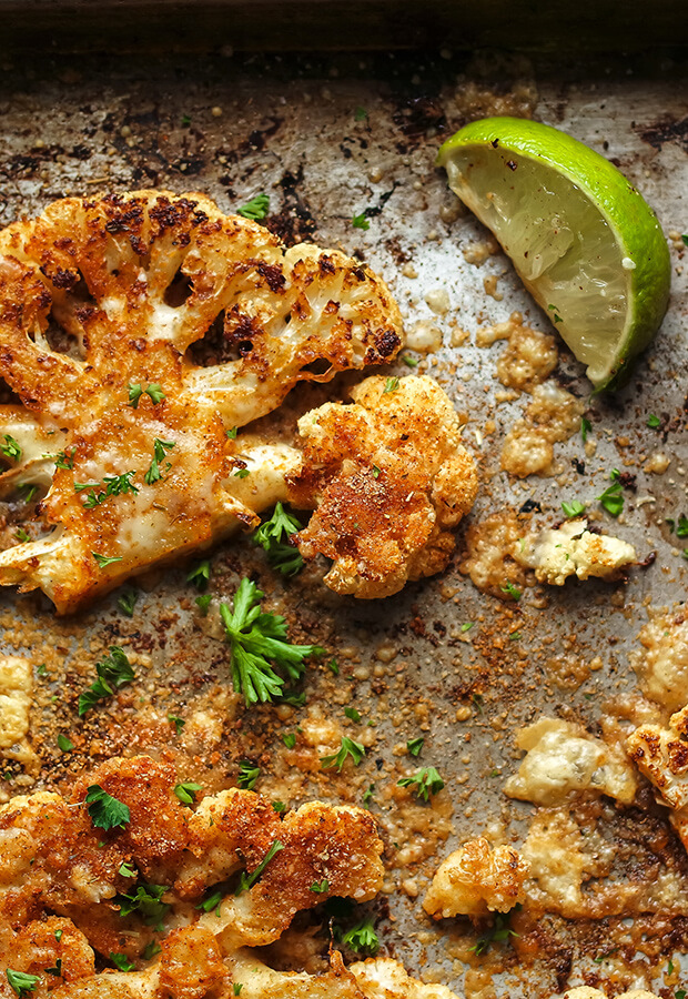 Roasted Cajun Cauliflower Steaks