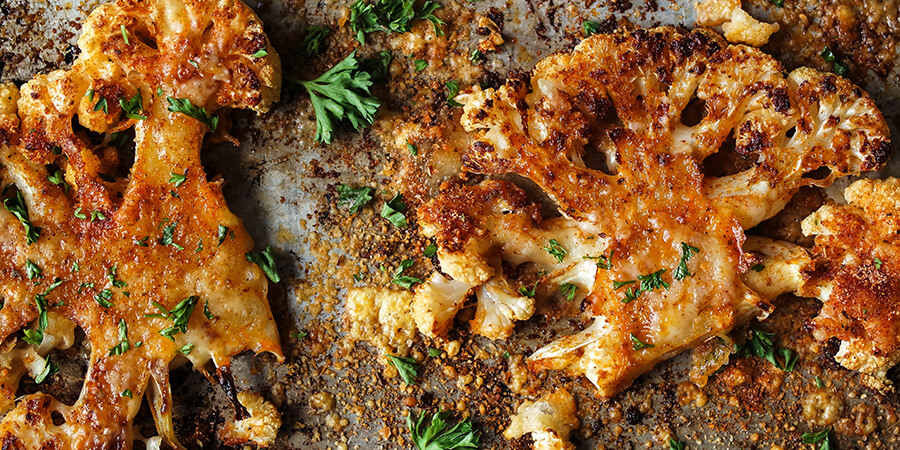 Roasted Cajun Cauliflower Steaks