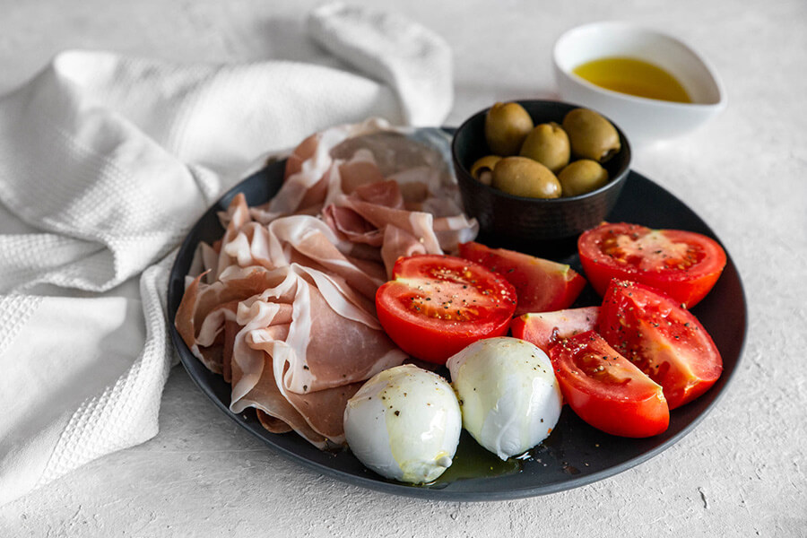 Easy Keto Italian Plate