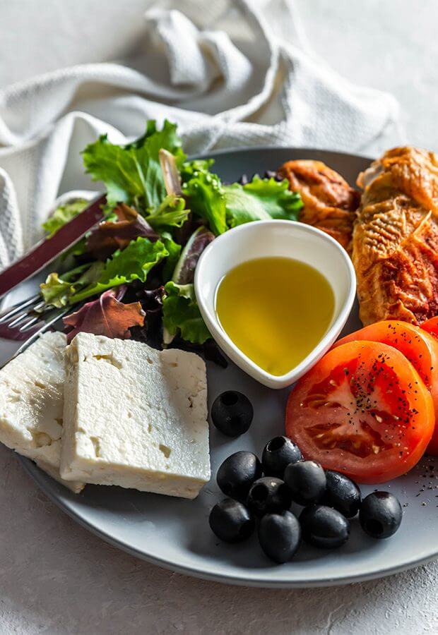 Easy Chicken and Feta Plate