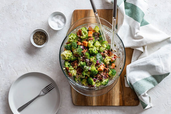 Tangy Keto Broccoli Salad