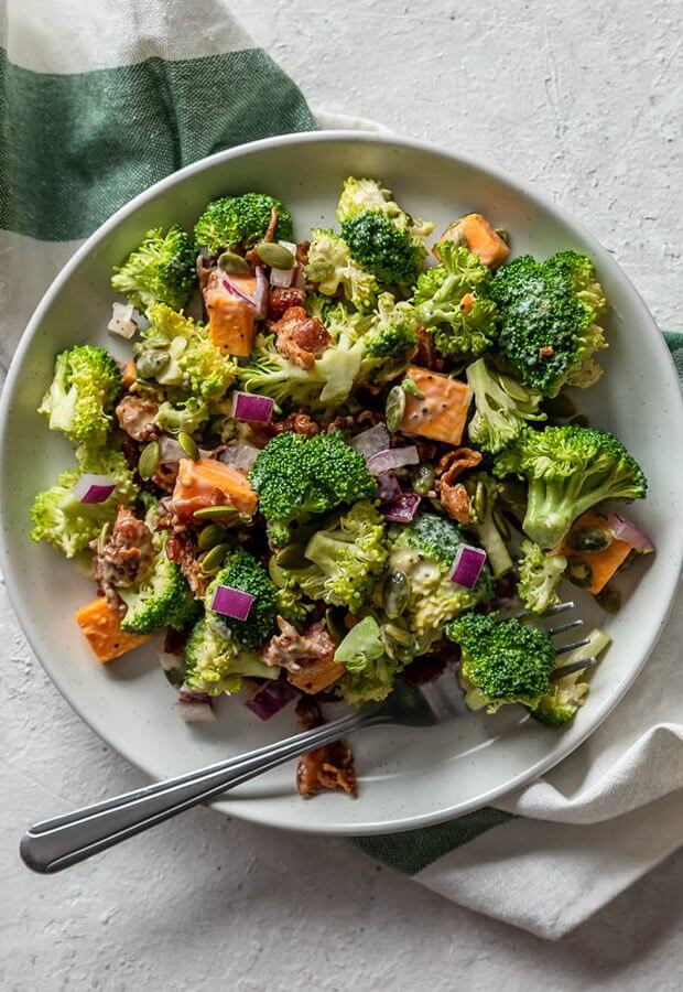 Tangy Keto Broccoli Salad