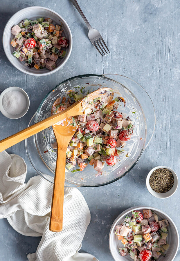 Keto Hoagie Lunch Bowl