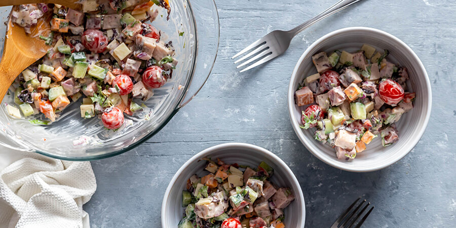 Keto Hoagie Lunch Bowl