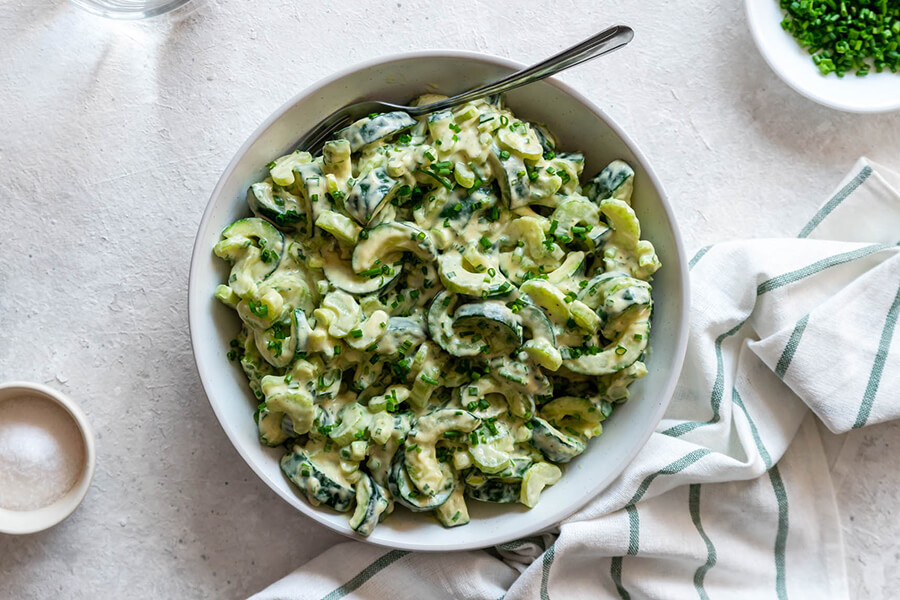 Cold Zucchini Salad