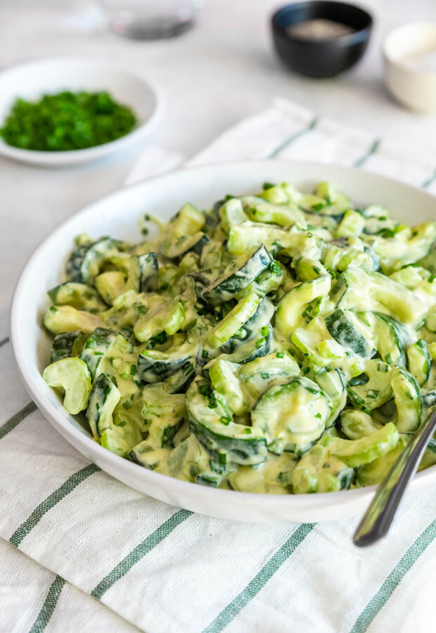 Cold Zucchini Salad