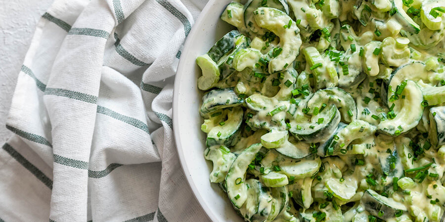 Cold Zucchini Salad