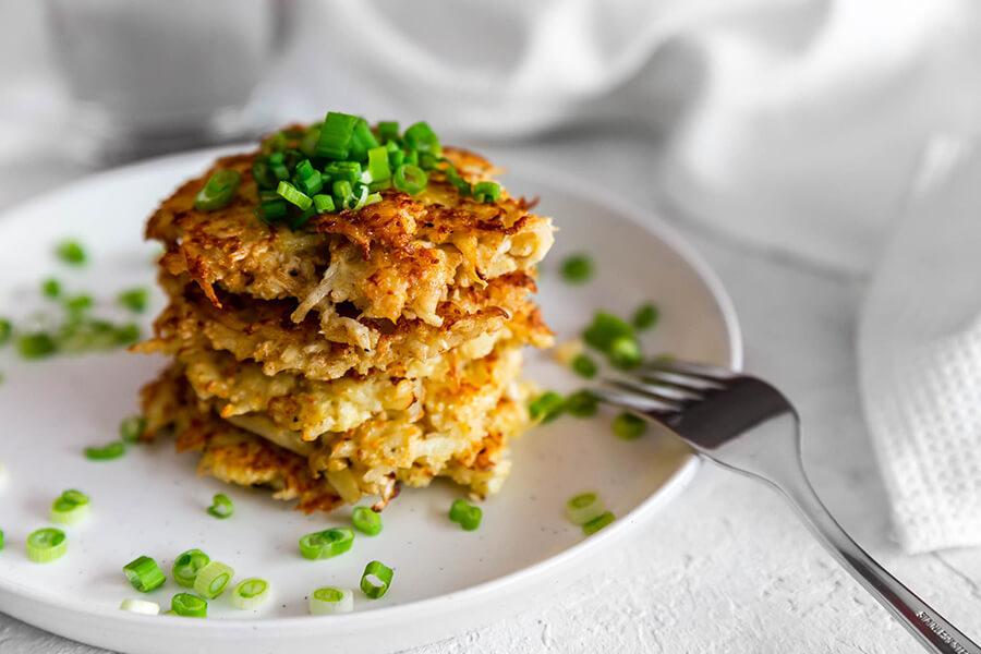 5-Ingredient Keto Cauliflower Hash Browns