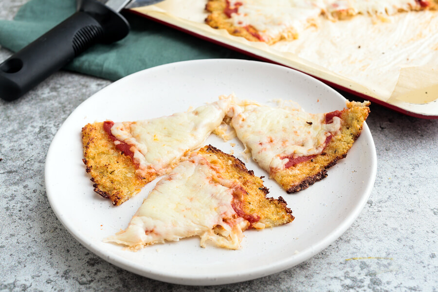 Keto Cauliflower Pizza Crust