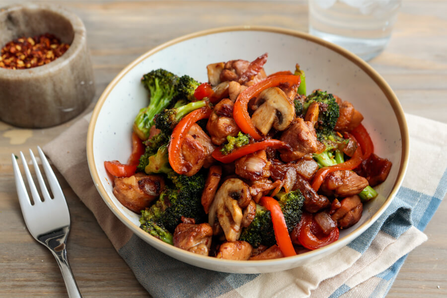 Keto Chicken Stir Fry