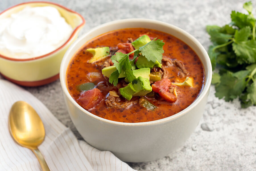 Creamy Keto Taco Soup