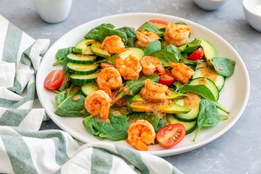 Spicy Shrimp Avocado Salad