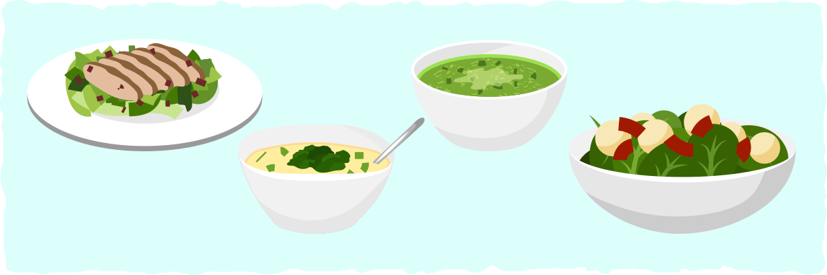 Italian Keto Soup and Salad