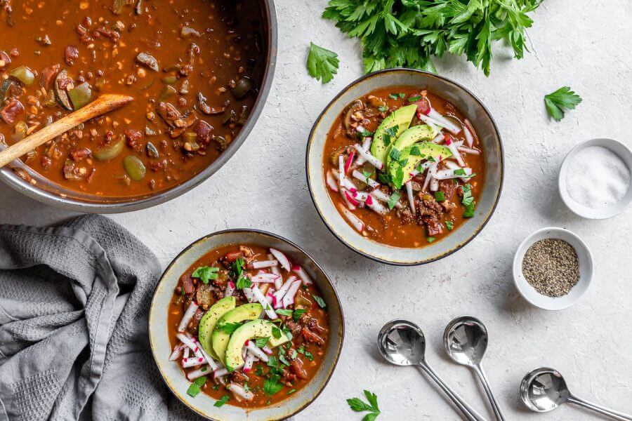 Keto Vegan Walnut Chili