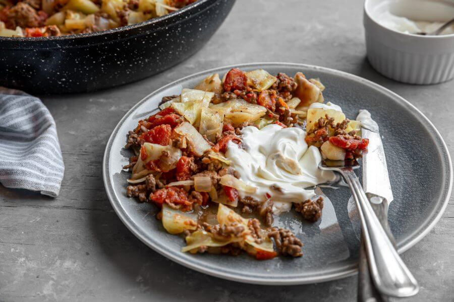 Beef Cabbage Skillet