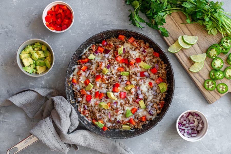 Keto Beefy Burrito Bowl