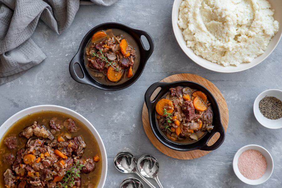 Keto Boeuf Bourguignon with Cauliflower Mash