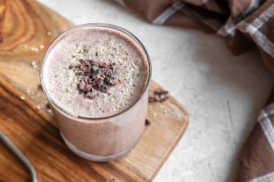 Keto Cauliflower Chocolate Smoothie