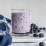 Keto Blueberry Smoothie Featured