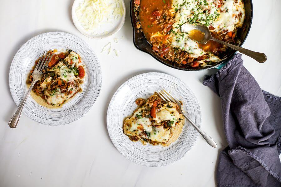 Keto Cheesy Beef and Spinach Casserole