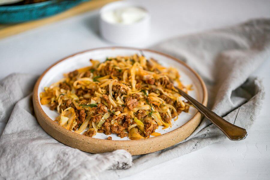 Keto Italian Cabbage Stir Fry