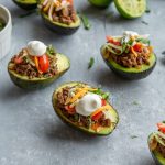Taco Stuffed Avocados Featured
