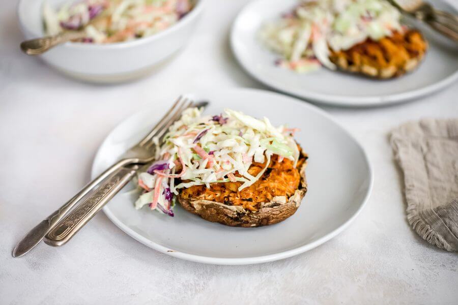 Keto BBQ Stuffed Mushrooms