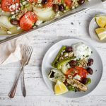 Greek Chicken Sheet Pan Featured