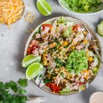 Keto Taco Salad w- Salsa & Guac Featured