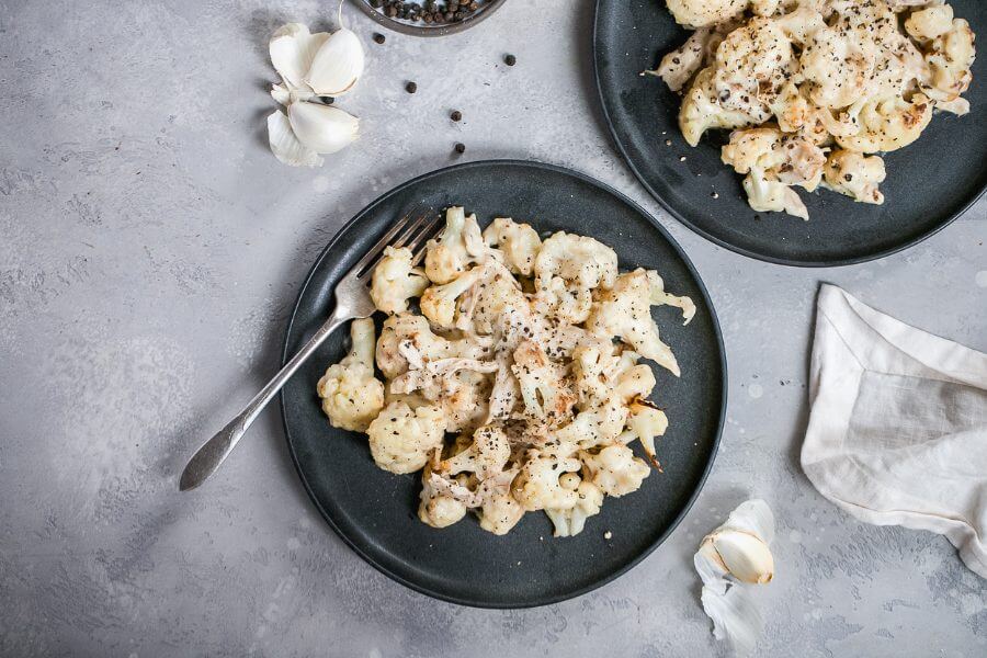 Keto Chicken & Cauliflower Cacio e Pepe