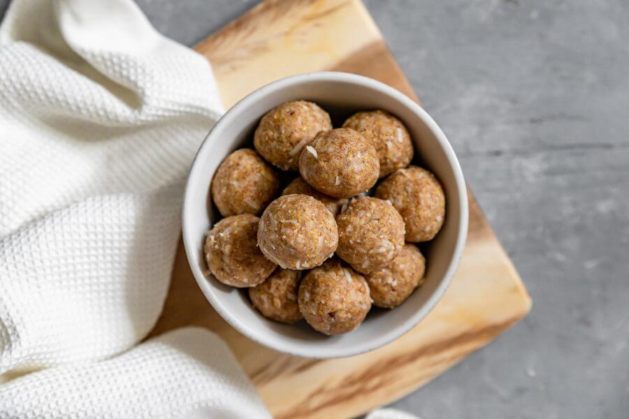 Keto Almond Protein Breakfast Balls