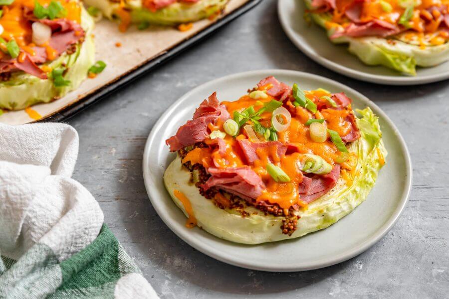 Keto Cabbage Pizzas