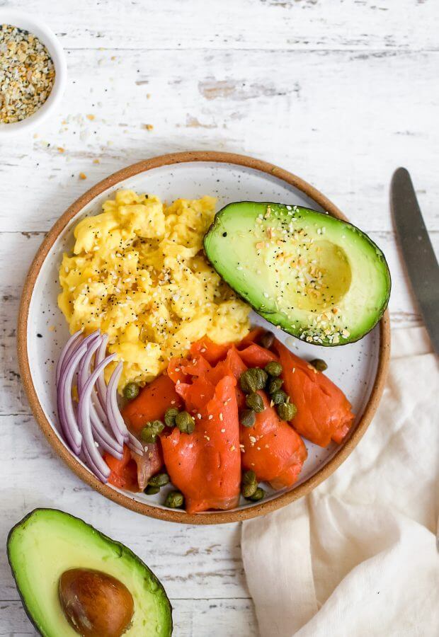 Smoked Salmon Brunch Bowl Long