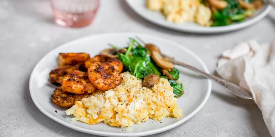 Spicy Shrimp with Cauliflower Risotto Second